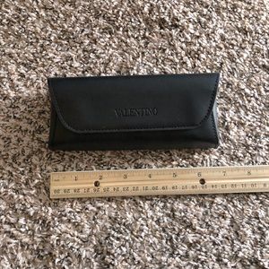 Authentic Valentino Leather Sunglasses Case